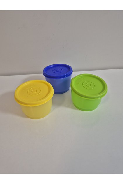 Mini kap 3'lü saklama kabı