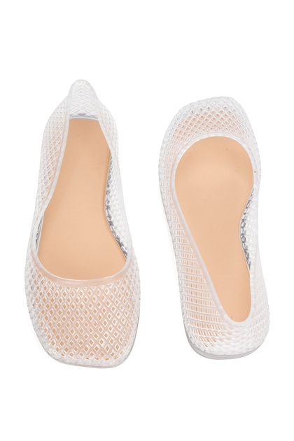 Ducie London Transparent Blunt-Toe Sandals
