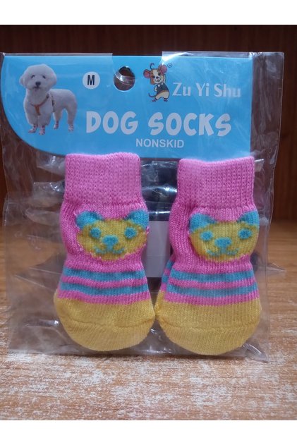 Köpek Kedi - Kaymaz Taban Örgülü & Evcil Hayvan Ayak Çorabı M BEDEN