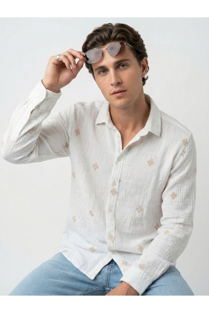 Men Relaxed Printed Casual Shirt