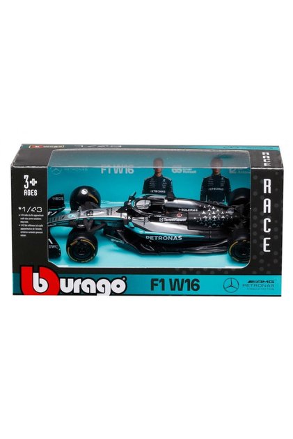 Model bolid F1 Mercedes AMG W16 2025 George Russell