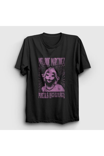Unisex Black Portals Melanie Martinez T-Shirt 4716Zw