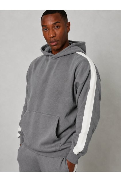 Erek Striped Hooded Sweatshirt