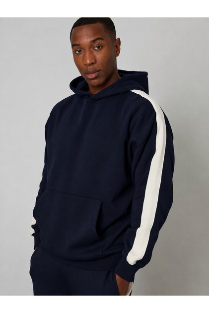 Erek Striped Hooded Sweatshirt