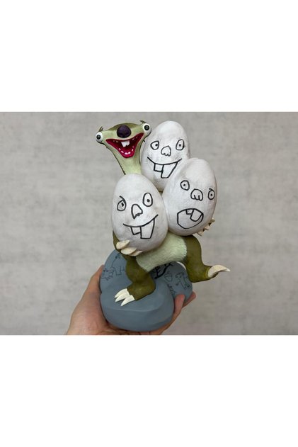 BUZ DEVRİ / SİD 25 CM BÜYÜK BOY BOYALI FİGÜR