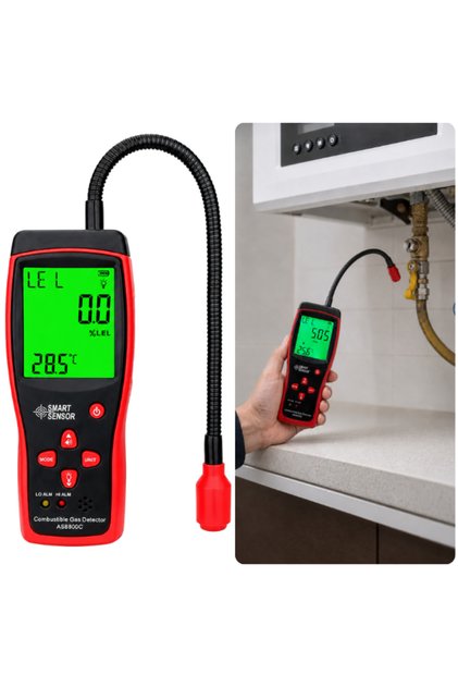 AS8800C Yanıcı Gaz Dedektörü | PPM ve LEL