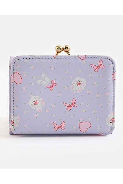 Girls Lilac Embellished Purse