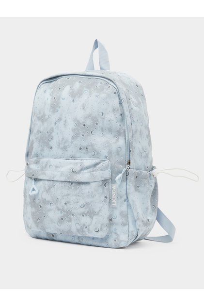 Teen Girls Star And Moon Print Backpack