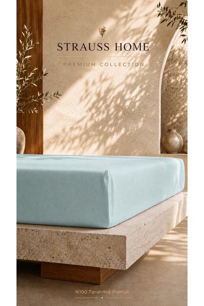Ultra Luxury Elastic Bed Sheet 160 Gr Thick Soft Cotton Bed Sheet