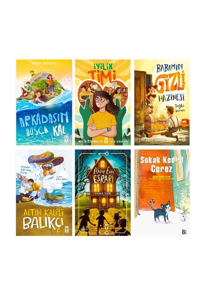4-5-6-7. Grade Okuma Arkadaşım Hoşça Kal İyilik Timi Çok Şık Hayaller Yıldızlara Yakın Yıldızlı Gece Tiyatrosu Beyaz Zambaklar Ülkesinde 6 Book