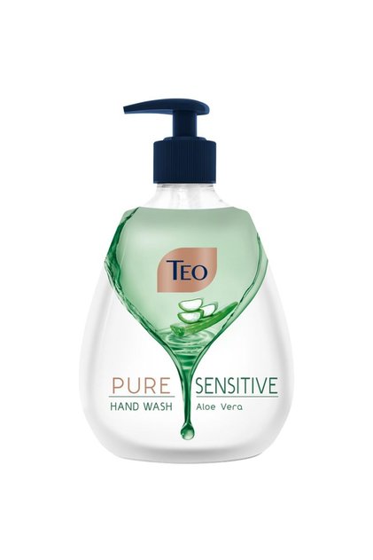 Liquid Soap, Teo, Pump 400 ml Pure Sensitive Aloe Vera
