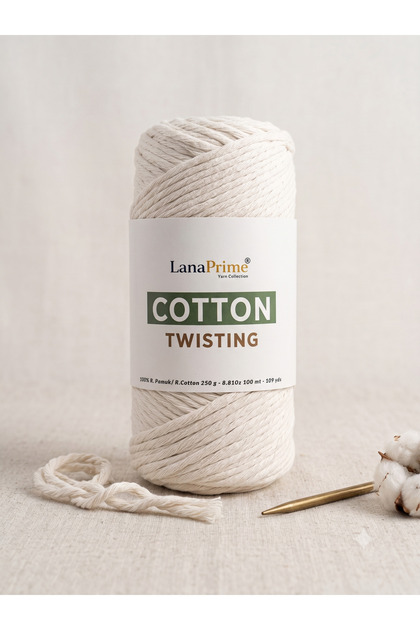Tarama Macrame Rope 3mm 250 Grams 100 Mt Taranabilir Cotton Macrame Rope