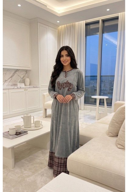 ملابس منزلية شتوية مخملية من دافا