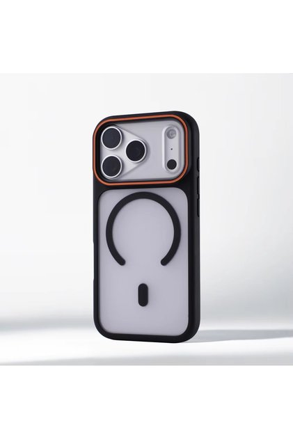 iPhone 14 Pro Black Luxury Matte Translucent For Magsafe Case For iPhone 17 16 Pro Max 15 14 Plus Ma