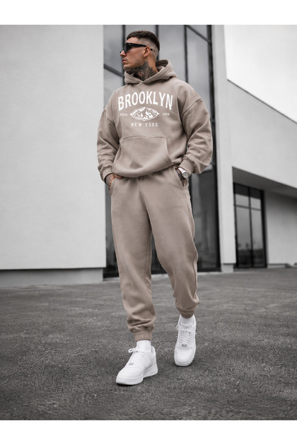 Unisex Brooklyn 1898 Printed Winter Tracksuit Set