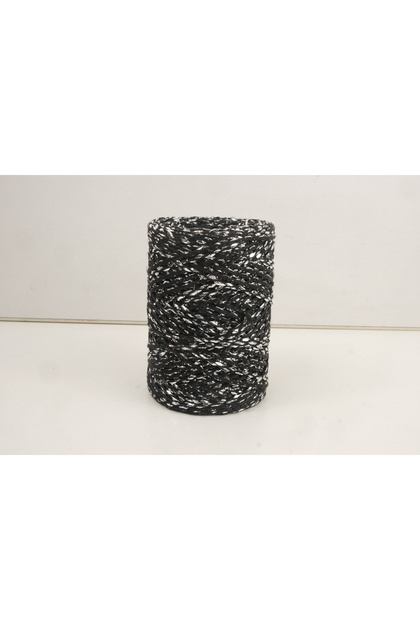 Luvia Polyester Glitter Bag String Black Silver 200 Gr