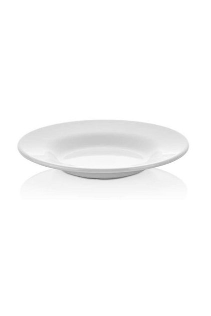 Beyaz Melamin 6lı 21cm Çukur Yemek Tabağı Sağlıklı Hijyenik