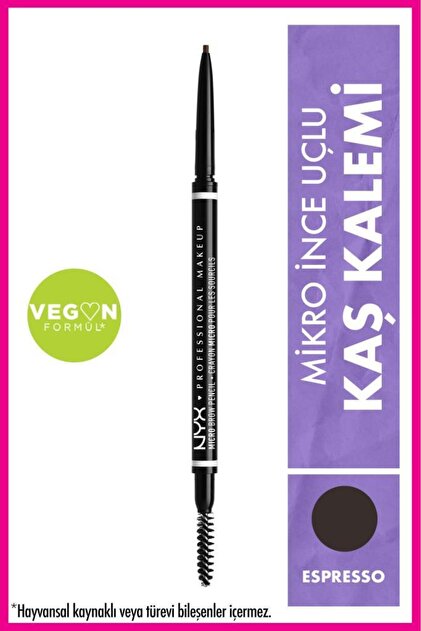 NYX Professional Makeup Ultra İnce Kaş Kalemi - Micro Brow Pencil