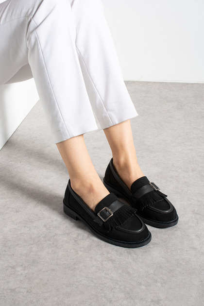 Black Suede Shoes Loafer Moccasin Casual Ergonomic Comfortable Soft Sole Masculine Shoes Moccasins, Office, School, Campus Style