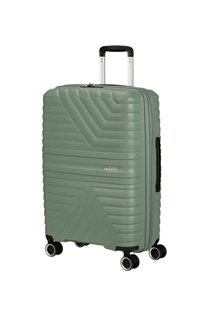 American Tourister Haki Çekçekli Sert Valiz FLYTWIST-SPINNER 67/24