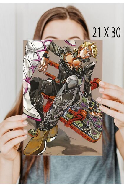 Luna Marissa Jojo'S Bizarre Adventure Poster - Çerçevesiz Parlak