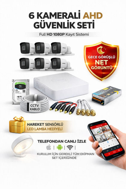 ZTECH 4 lü kamera seti full set 15 ledli - Fiyatı, Yorumları