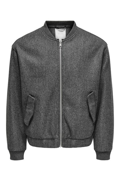 ONSWORF LIFE BOMBER JACKET OTW Erkek Gri Mont - 22034739