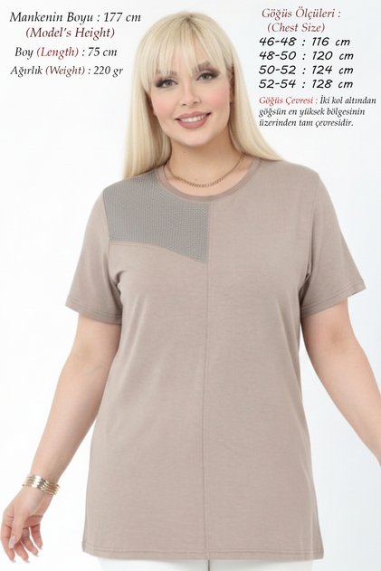 Women's Plus Size Summer Top High Quality 100% Cotton Linen Woven Mom Blouse Short Sleeve Comfortable Fit Shoulder Stone T-Shirt