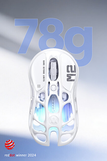 Gravastar Mercury M2 Rgb 26.000 Dpi Optik Gaming Mouse, Kablosuz