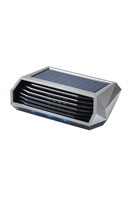 Dark Grey 1pc, Solar Purifier, Automatic Operation, Air Purifier with Vibration Sensor, Can Signific
