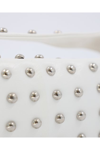 Women's Elya Model Studded Chain Strap Mini Hand and Shoulder Bag