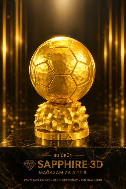 ballon d'or FIFA Altın Futbol Kupası Dekoratif Biblo – Şampiyonluk Kupası Masaüstü Ofis Ev Dekoru Balondor