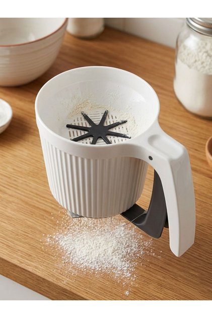 Plastic Flour Sieve Fine Sieve Powdered Sugar Sieve Kitchen Sieve Flour Sifting Apparatus Practical