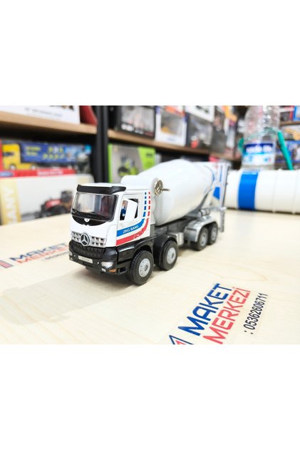 20 CM 1/50 MERCEDES AROCS 8X4 BETON MİKSERİ MAKETİ