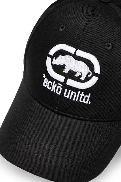 ecko unltd. ROWLAND Siyah Baseball Cap Nakışlı Unisex Şapka