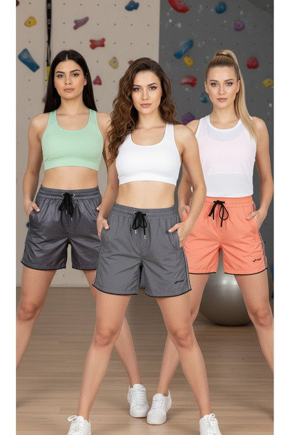 Women's 3-Piece High Waist Slimming Shorts Leggings Set