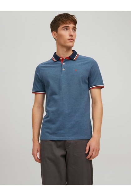 Men's Polo Shirt, Slim Fit with Contrast Collar