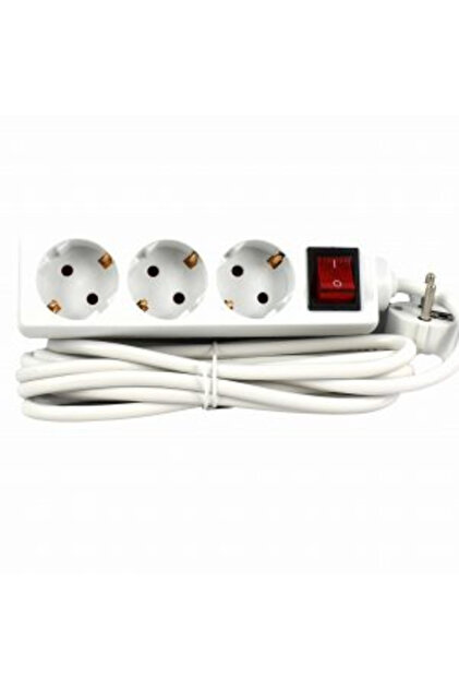 Prelungitor cu 3 prize 3M 3x1.5MM cu întrerupător ALIEN