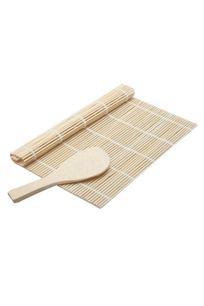2pcs 2pcs Sushi Roller Making Kit,Bamboo Sushi Rolling Mat for Beginners DIY Sushi at Home