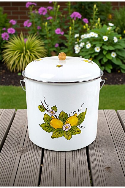 30 No. Enamel Covered Copper Pot 18Lt