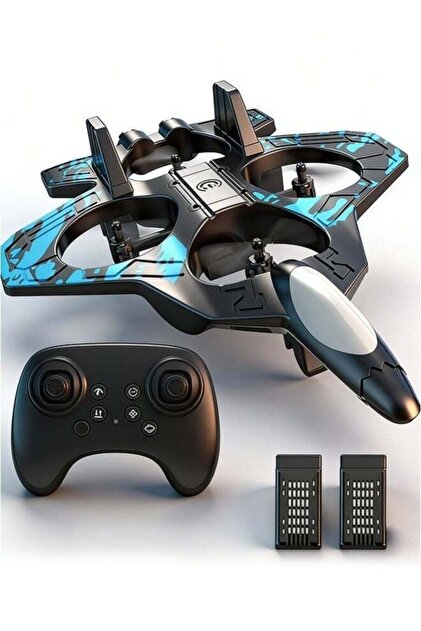 RC Remote Control Airplane,3D Flips,24 Min Flight,50M Range,Blue