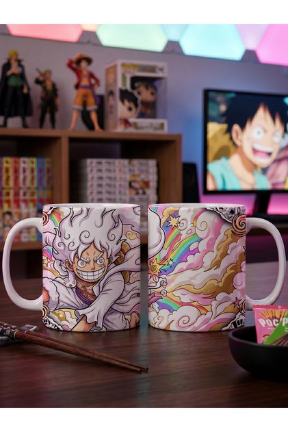 One Piece Luffy Tasarımlı Anime Kupa Bardak