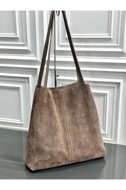 Mesbag women's bag genuine suede leather