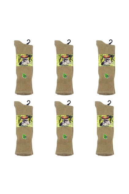 6 Pack of Perfumed Military Bamboo Socks - Scented Bamboo Soldier Socks