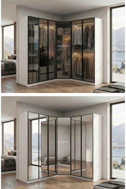 ESLA KÖŞE DOLAP %100 MDF (KURULUM DAHİL)