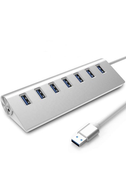 Hub USB Splitter Porturi Activ cu Alimentare Rapid 7x USB 3.0