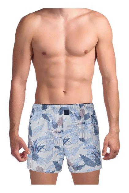 The Don Gri - Çok Renkli Erkek Desenli Boxer TDNPOP125