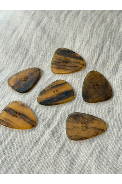 Doğal,yazlık keten için ideal handmade düğme