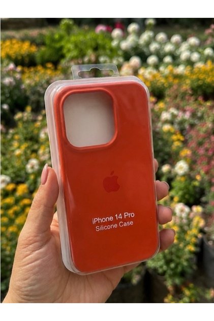 iPhone 14 Pro Soft Silicone Case with Suede Lining on the Inside and Sides