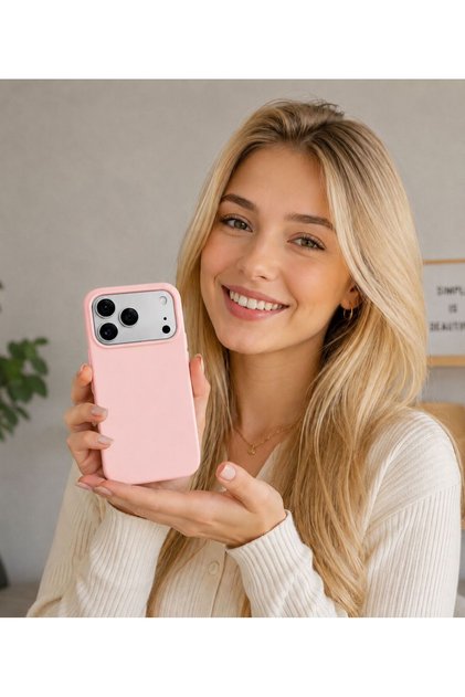 iPhone 17 Pro Max Case with Velvet Inside Screen and Camera Raised Launch Silicone Case and Cover